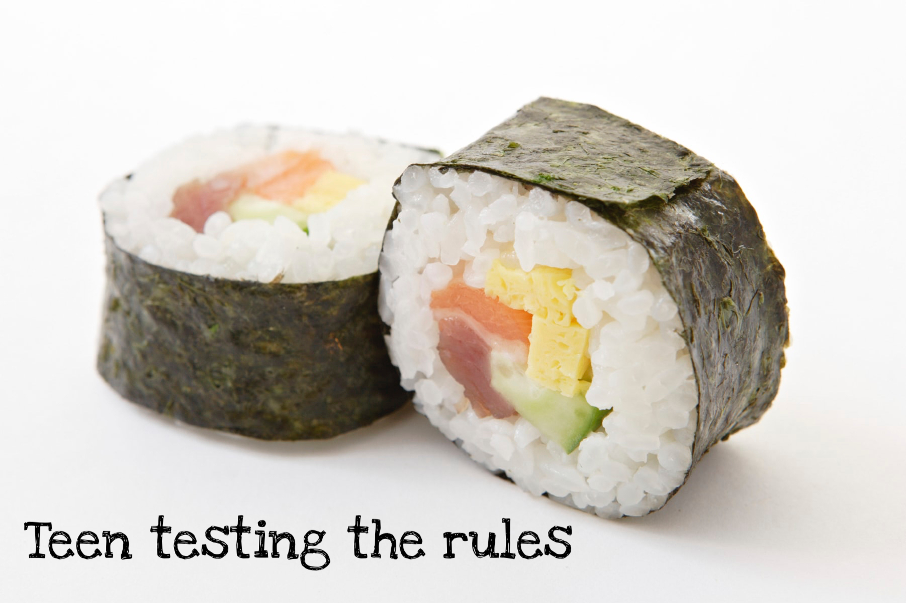 Teen testing the rules